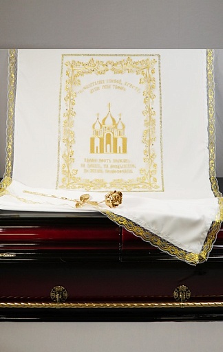 Комплект Вышивка на сетке Храм