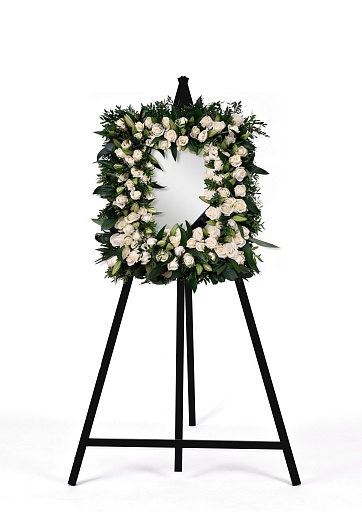 Оклад Портрета из живых цветов