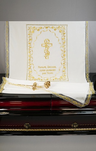 Комплект Вышивка на сетке Розы